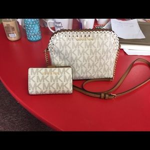 Michael Kors purse and wallet